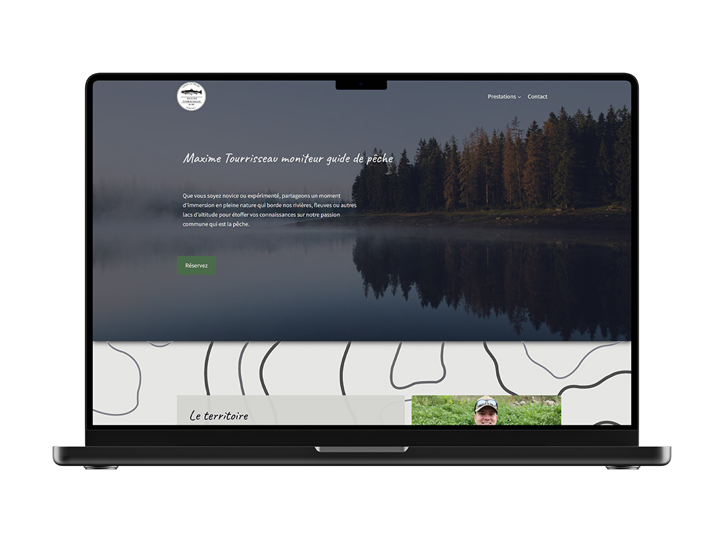 Mockup représentant des écrans affichant le site guidepecheoccitanie.fr