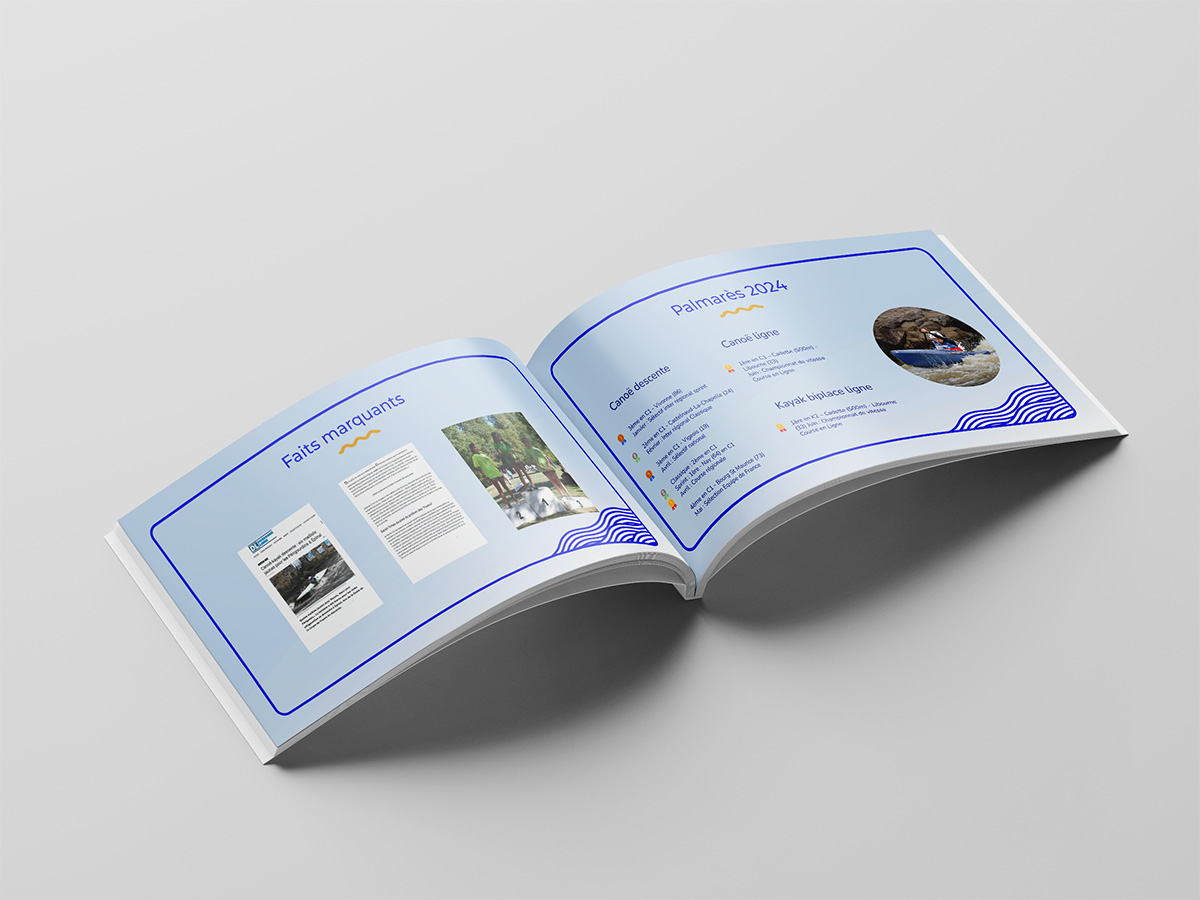 Mockup du dossier de sponsoring de l’athlète Sarah Tchao, présentant un support de communication destiné à la recherche de partenaires.